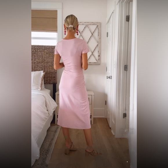 Short Sleeve wrap front dress - Picture 8 of 15